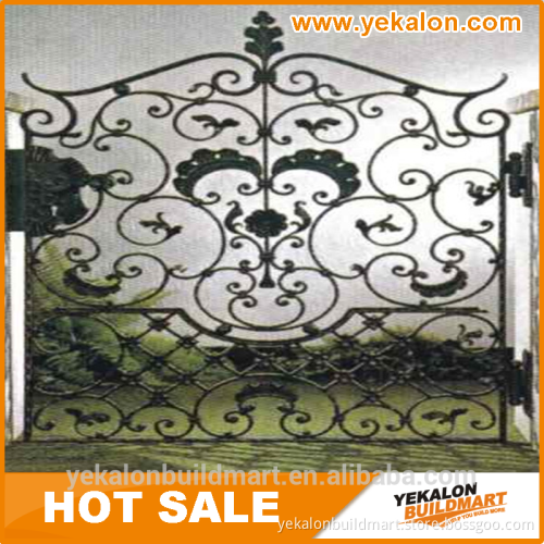 Free sample 2015 Latest design wrought cast iron fence